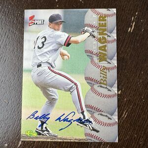 1995 Classic 5 Sport Autograph Card Billy Wagner Signed Auto NM MLB Baseball